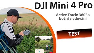 DJI Mini 4 Pro Active Track (Paralel, 360°) + senzor test