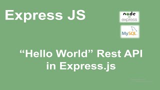 How to create "Hello World" app with Express.js