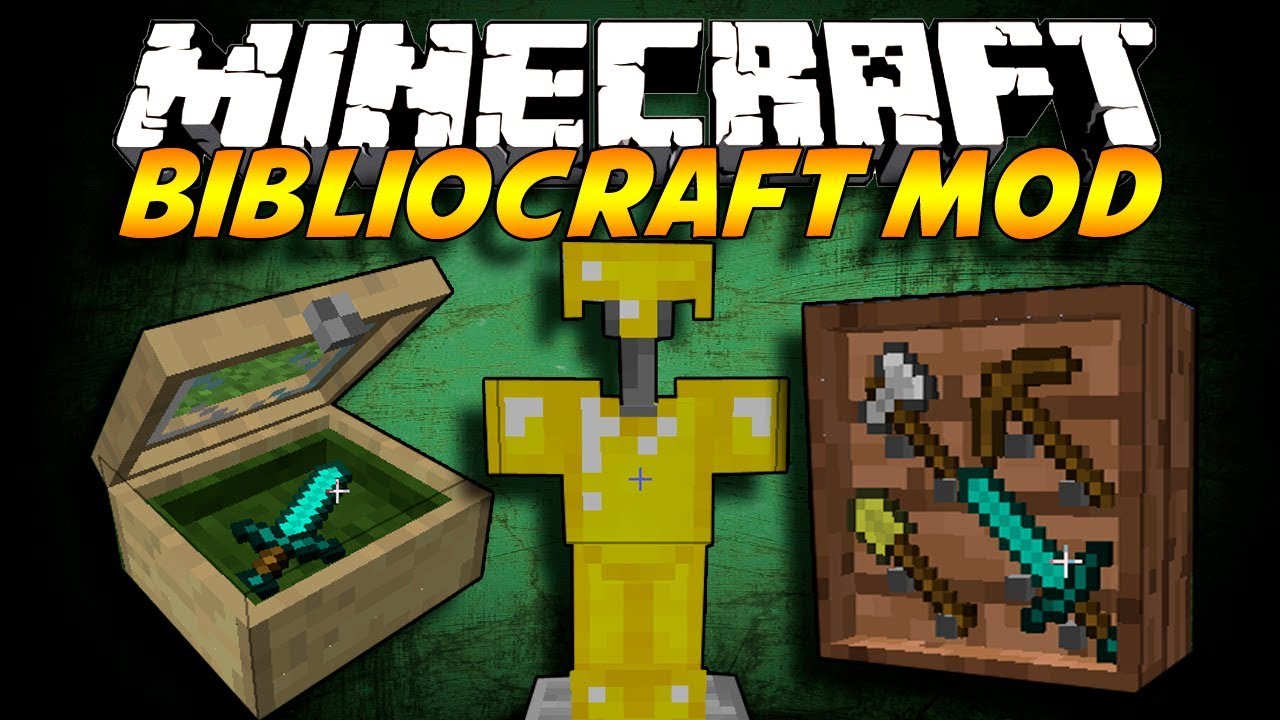 Скачать Bibliocraft для Майнкрафт 1.9.4