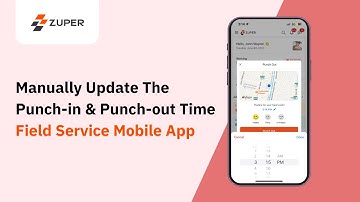 How To Manually Update The Punch in and Punch out Time On The Zuper Mobile App
