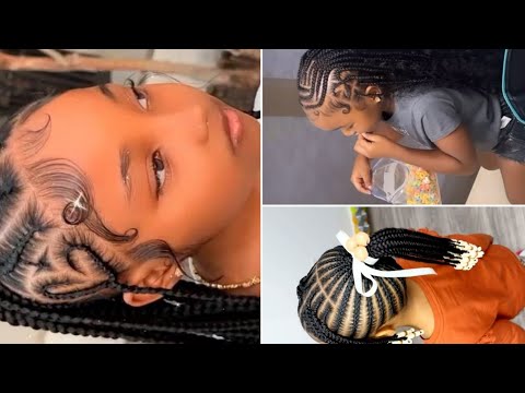 Conrows Hairstyles For School | Hair Twist Styles| Black Kids Hairstyles | Kids Hairstyle Braids