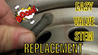 How To Replace A Tire Valve Stem Without Removing The Tire Content