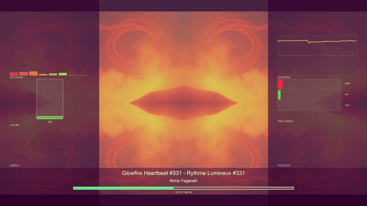 Glowfire Heartbeat #331 Rythme Lumineux #331