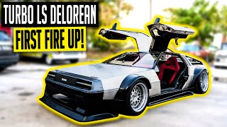 Twin Turbo LS Swapped Delorean is Back! - DMC12 Ep. 3