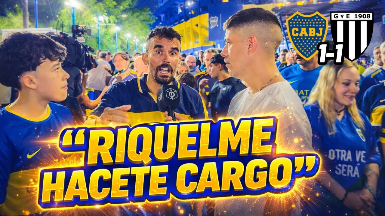 ENOJO DEL HINCHA | BOCA 1 - 1 GIMNASIA (M) | REACCIÓN CON LOS HINCHAS.