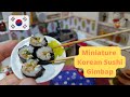 Miniature Korean Sushi Gimbap | Mini Korean Gimbap | Miniature Korean Traditional Sushi