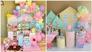 Latest Peppa Pig Birthday Decorations 2024 || Best Peppa Pig Decor || Latest Birthday Themes 2024