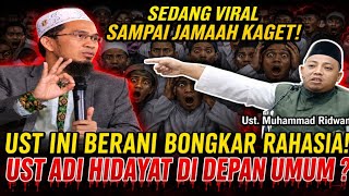 This Ustadz Reveals Ustadz Adi Hidayats Secret In Public Until The Congregation Is Shocked