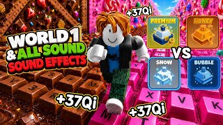 I Tested EVERY Sound! 🔥 Which One Is the BEST?😱 +1 Speed Keyboard Escape Candy World screenshot 2
