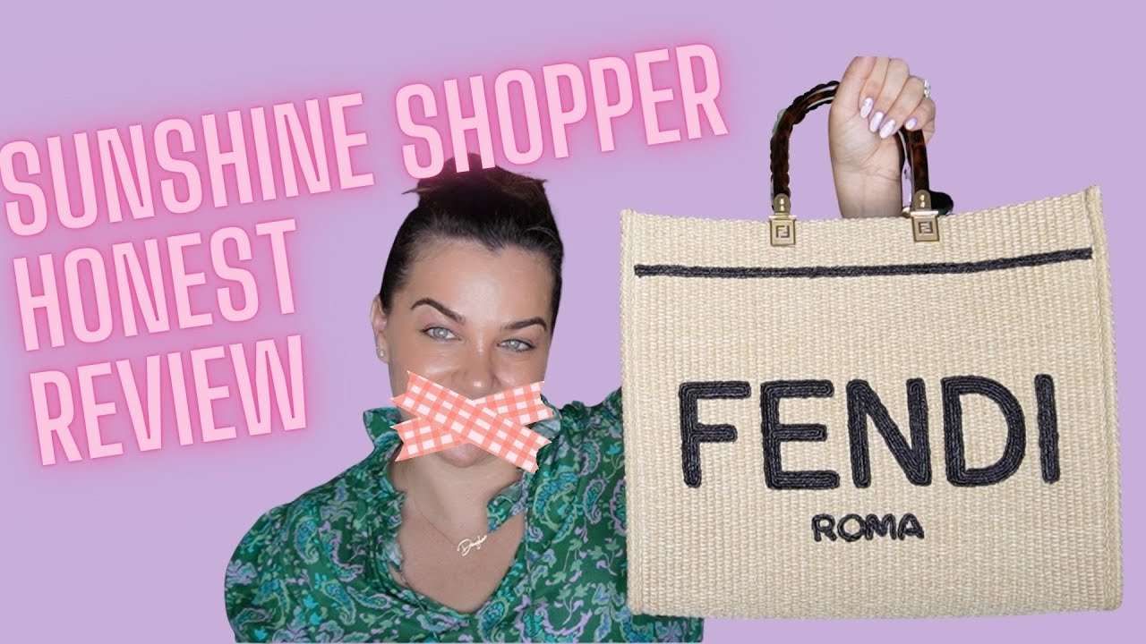 Fendi - Sunshine Shopper FF Mini Fabric Tote Bag