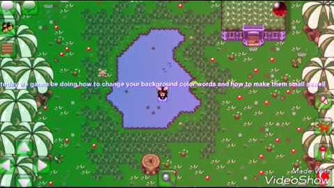 Graal online classic: how change your back ground color and make words small