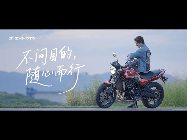 もと Ride on. Through day and night. The #zxmoto 500F goes beyond a