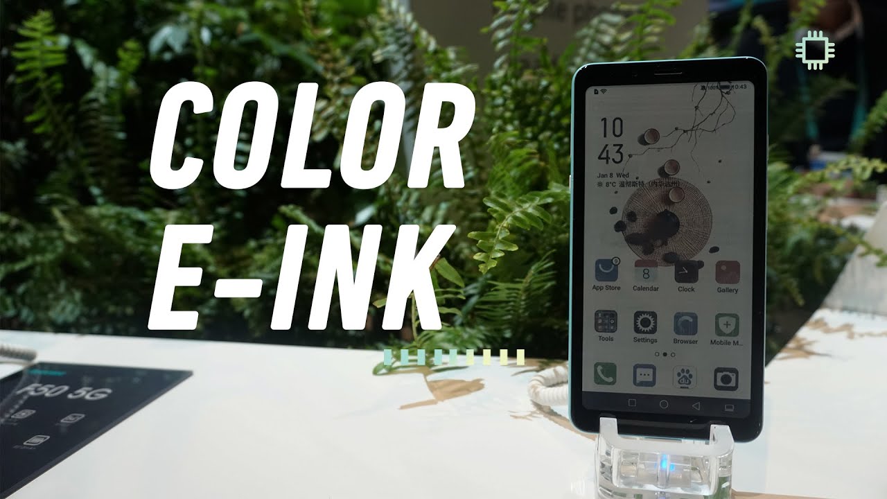 Список смартфонов с E-Ink экраном. Hisense с цветным E-Ink экраном. Фото.