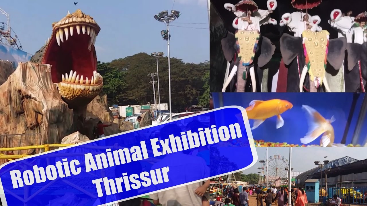 Thrissur Exhibition 2017 | Jurassic & Robotic Animals Exhibition | Kerala