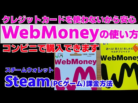 Webmoney ウェブマネー プリペイドギフトカード の使い方 Steam スチームでのゲーム課金 Apexにも可 スチームウォレットに追加する 方法 一部入金もできます 残高照会方法 Youtube