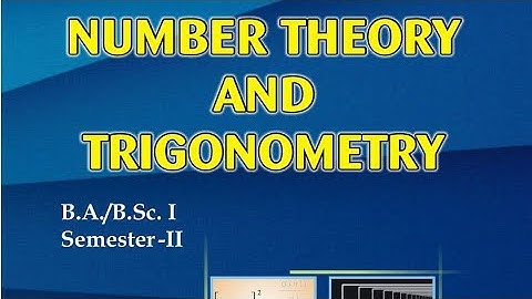 chapter 7 exercise 7.5 & 7.6 solution number theory and trigonometry 2nd semester maths solution