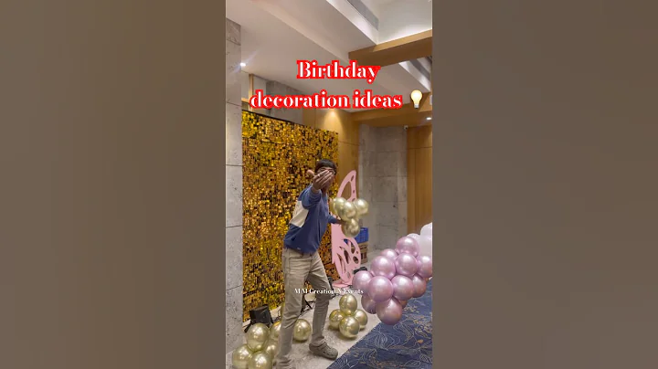 Birthday decoration ideas at home | balloon decoration ideas #shortsviral #balloondecoration #feed