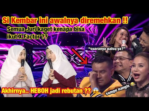 Awalnya diremehkan!! Tapi akhirnya si Kembar ini jadi rebutan semua JURI -X Factor Indonesia(Parodi)