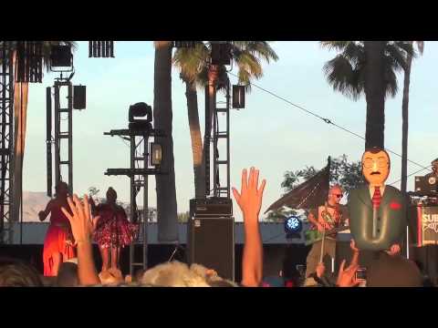 Lee "Scratch" Perry w/ SubAtomic Sound System Live at Coachella 2013 "War in a Babylon"