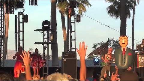 Lee "Scratch" Perry w/ SubAtomic Sound System Live at Coachella 2013 "War in a Babylon"