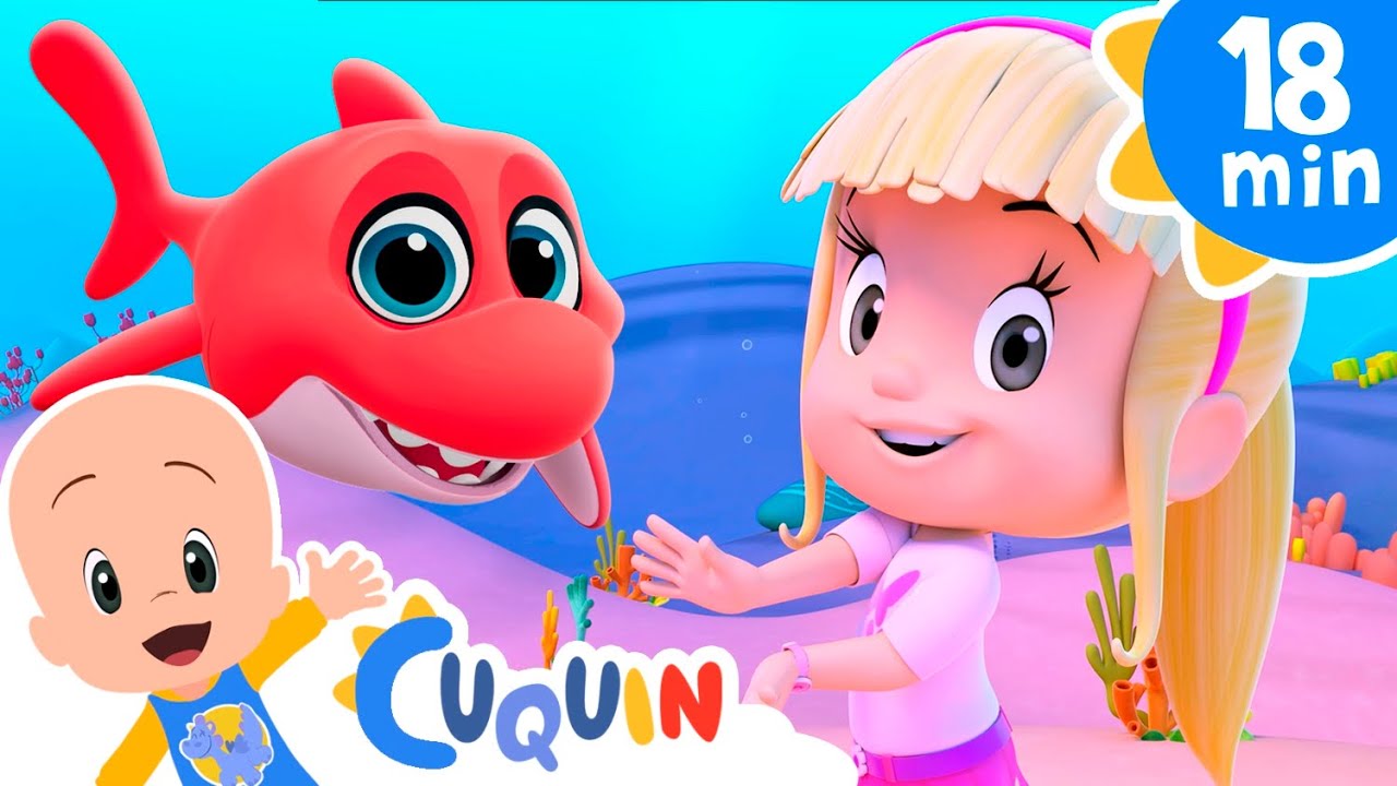 Baby Shark (New version) | Cleo & Cuquin | Kids