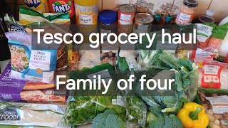 Weekly Tesco grocery shopping haul and main meal plan | Family of four England | W/C: Wed 29th May