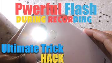 How to turn on Powerful Delayed Flash while recording video on any smartphone