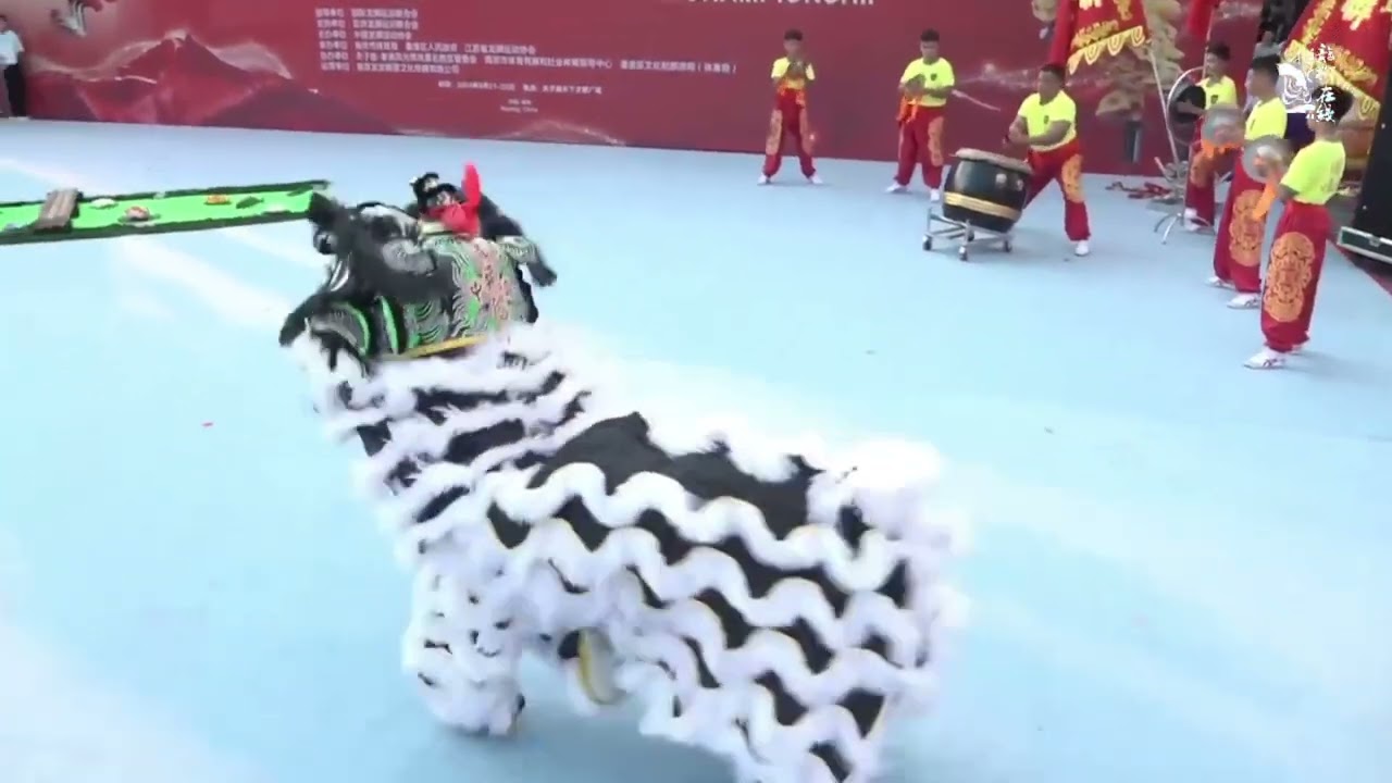 佛山南海黄飞鸿中联电缆武术龙狮协会 2024年世界华人狮王争霸赛 #传统狮 #醒狮 #醒狮文化