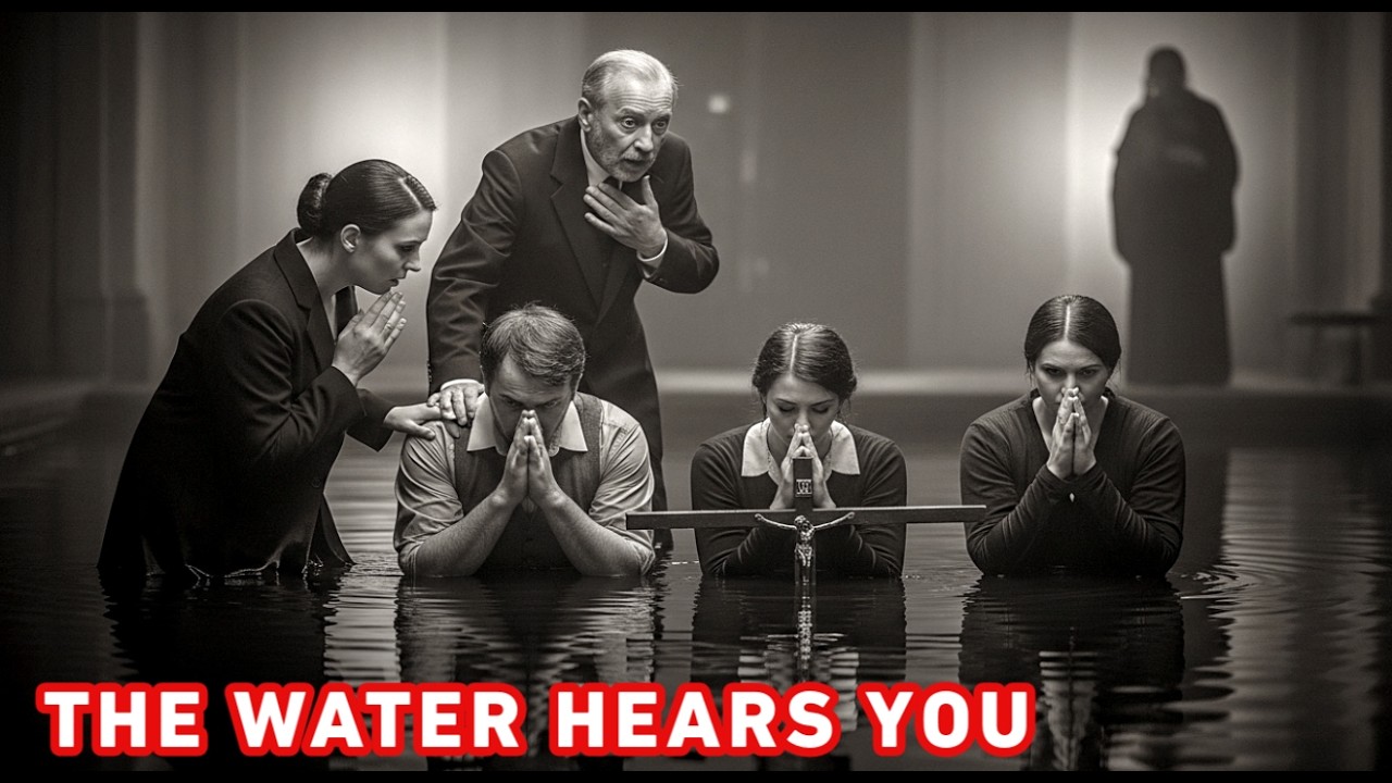 Creepy story in a flooded chapel where every prayer returns as debt