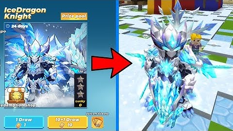 Spending 5,000 Gcubes on this ICE DRAGON KNIGHT Event in Bedwars!! 🥶 (Blockman Go)