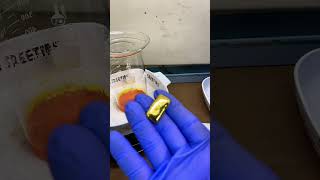 Incremental Nitric Dosing to Dissolve Gold Powder.