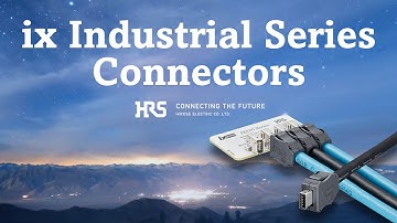 IX Industrial | Compact I/O Connector for High-Speed Transmission | Hirose Electric