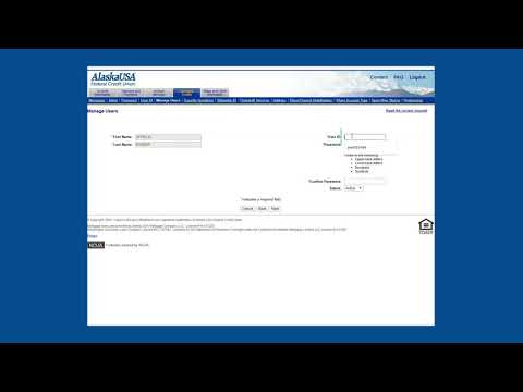 Manage Additional Users - Alaska USA Online Banking