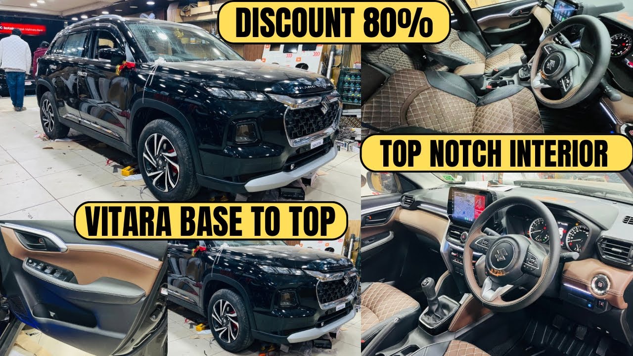 Grand Vitara Base Model Convert Into Top Model | Grand Vitara Sigma Modified | Discount 80%