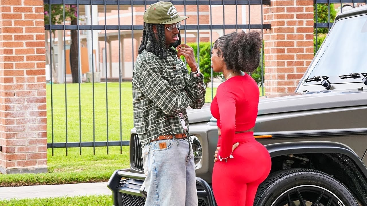 ELLE PENSAIT QUE J’ETAIS PAUVRE JUSQU’A CE QU’ELLE VOIT MA VOITURE DE LUXE💔#golddiggerprank #prank 