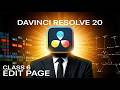 DaVinci Resolve 20 Beginner - Class 6 'Edit Page' Hindi | 2026