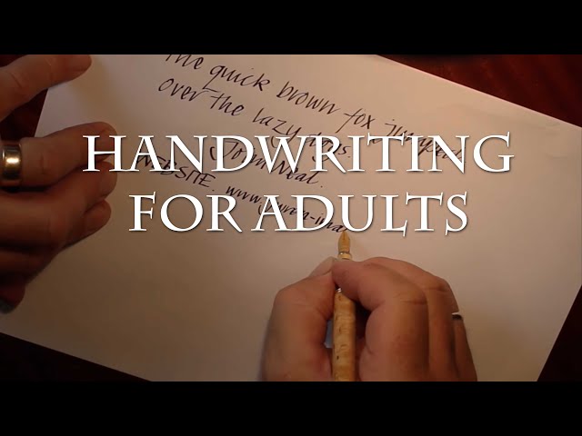 Handwriting Practice for Adults Almond Delight 