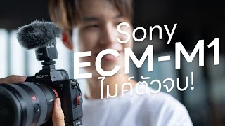 SONY ECM-M1 ไมค์ช็อตกันตัวจบสำหรับ Content Creator