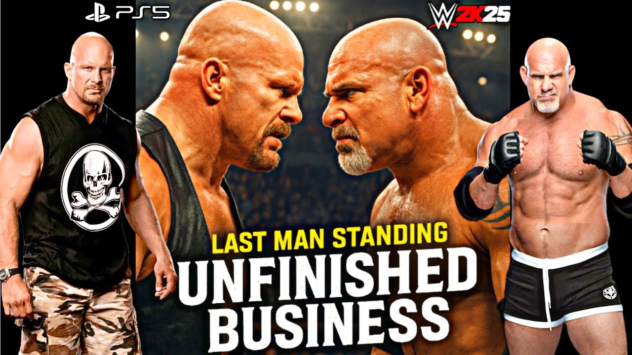Goldberg vs Stone Cold – Dream Match | Last Man Standing | WWE 2K25 PS5 Gameplay 