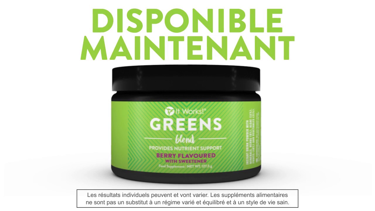 présentation du nouveau it works greens blend berry youtube greens it works berry