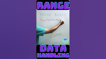 Range ll Data Handling ll Concept of Range ll Maximum ll Minimum ll #class7 #class8 #class9 #class10
