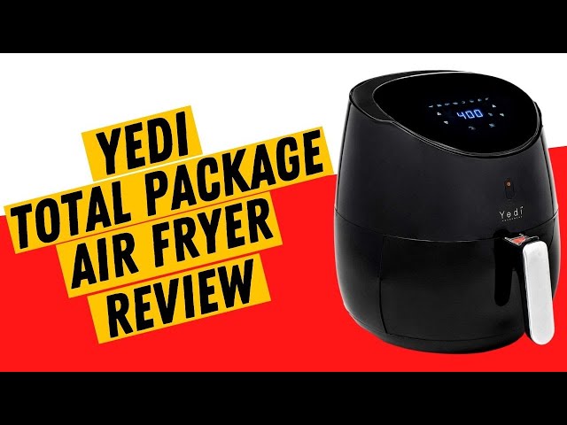 Yedi Evolution Air Fryer, 6.8 Quart, Stainless Steel, Ceramic Cooking  Basket, with Deluxe Accessory Kit and Recipe Book