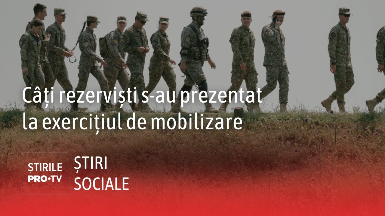 Câți rezerviști s-au prezentat la cel mai mare exercițiu de mobilizare