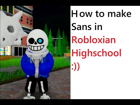 How To Make Sans In Robloxian Highschool Youtube - roblox used to have comic sans the text of all oof