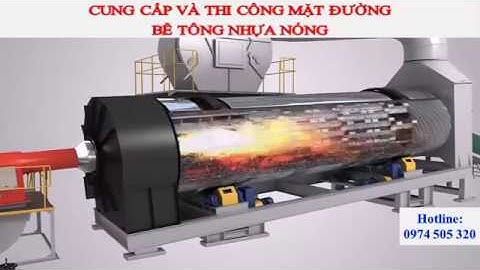 Giới thiệu quy trình sản xuất bê tông nhựa nóng