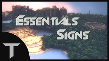 How to use Essentials Signs