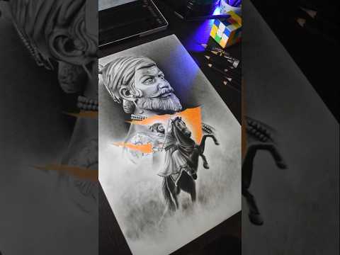 Chatrapati Shivaji sketch #sketch#shorts#viral