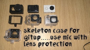 Gitup Git 2 & Skeleton Case of Gopro Hero 3