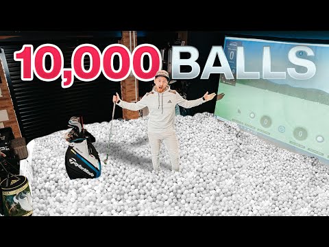 I Hit 10,000 Golf Balls! (my hardest challenge yet!)