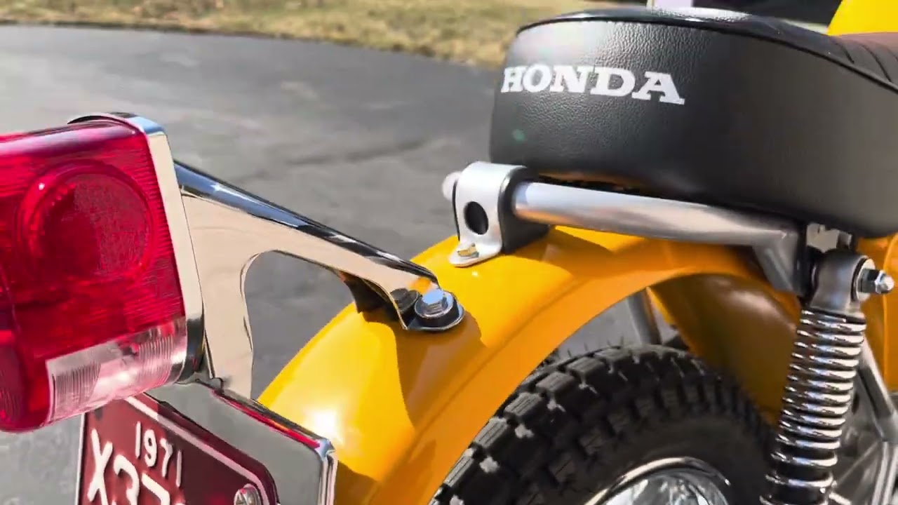 1971 Honda SL70 Summer Yellow Motorsport